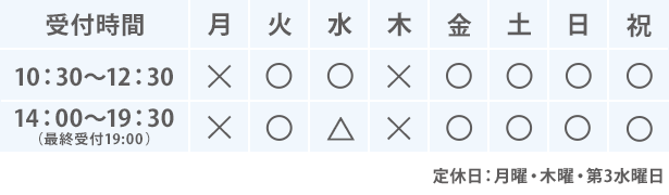 受付時間