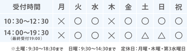 受付時間