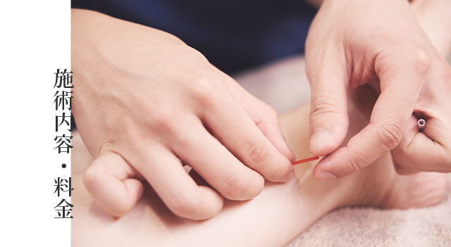施術内容・料金